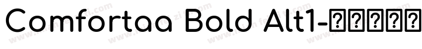 Comfortaa Bold Alt1字体转换
